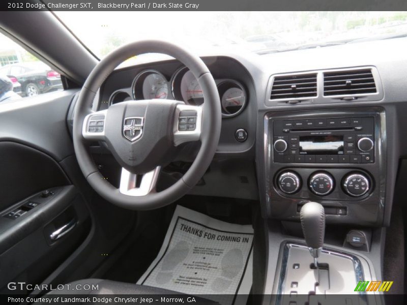 Blackberry Pearl / Dark Slate Gray 2012 Dodge Challenger SXT