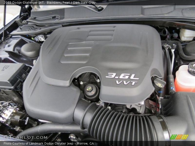 Blackberry Pearl / Dark Slate Gray 2012 Dodge Challenger SXT