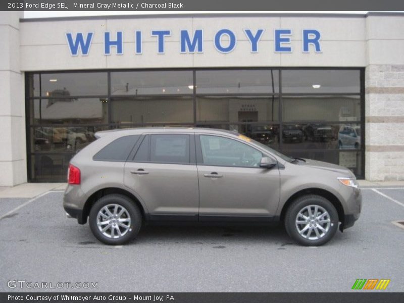 Mineral Gray Metallic / Charcoal Black 2013 Ford Edge SEL