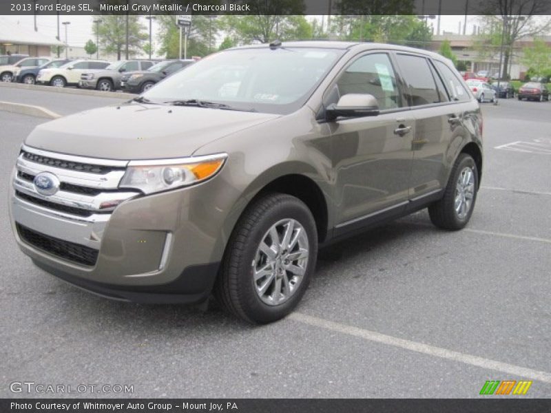 Mineral Gray Metallic / Charcoal Black 2013 Ford Edge SEL