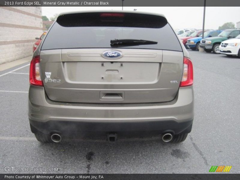Mineral Gray Metallic / Charcoal Black 2013 Ford Edge SEL
