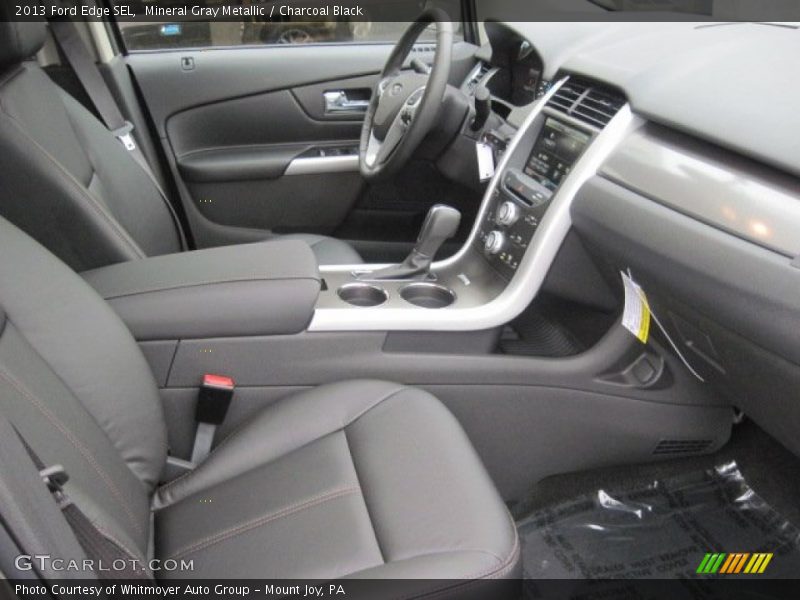 Mineral Gray Metallic / Charcoal Black 2013 Ford Edge SEL
