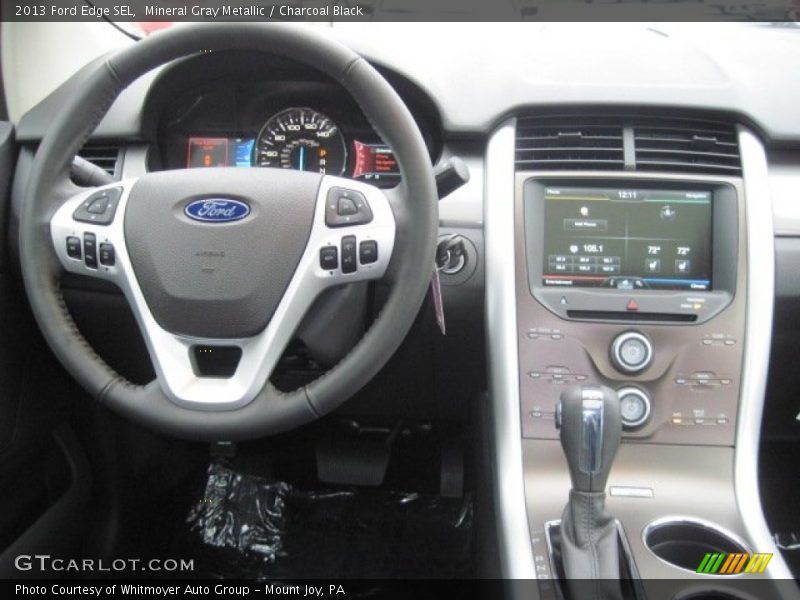 Mineral Gray Metallic / Charcoal Black 2013 Ford Edge SEL