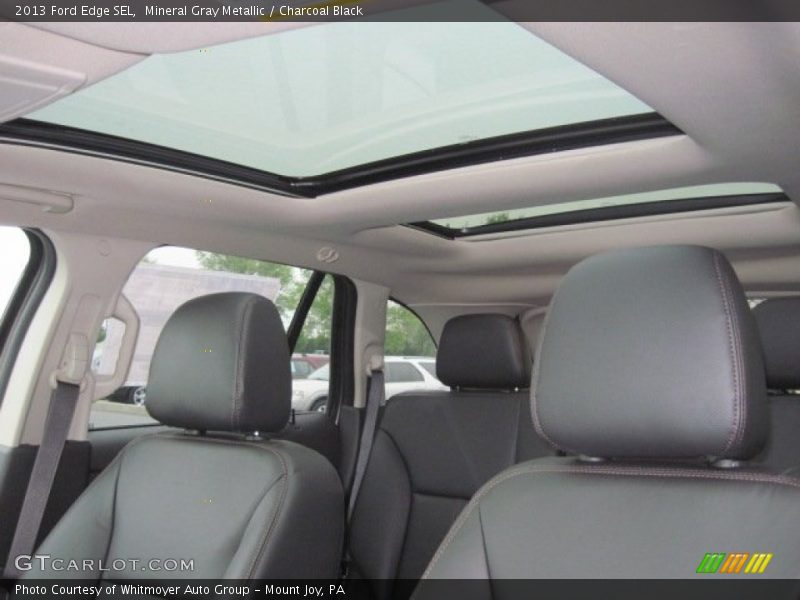 Mineral Gray Metallic / Charcoal Black 2013 Ford Edge SEL