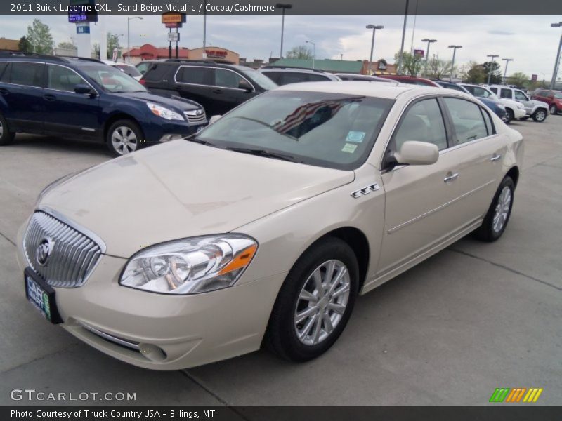 Sand Beige Metallic / Cocoa/Cashmere 2011 Buick Lucerne CXL