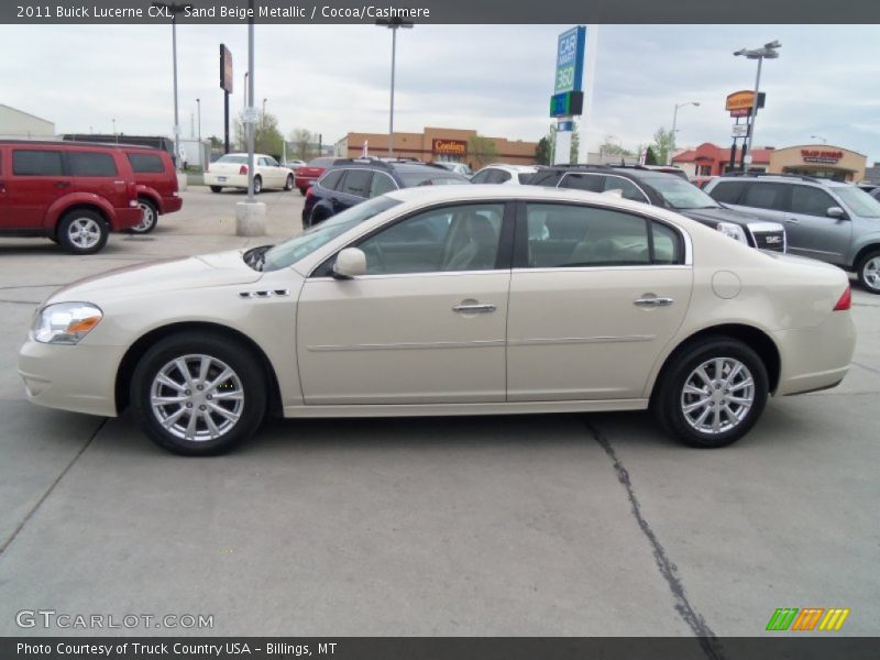 Sand Beige Metallic / Cocoa/Cashmere 2011 Buick Lucerne CXL