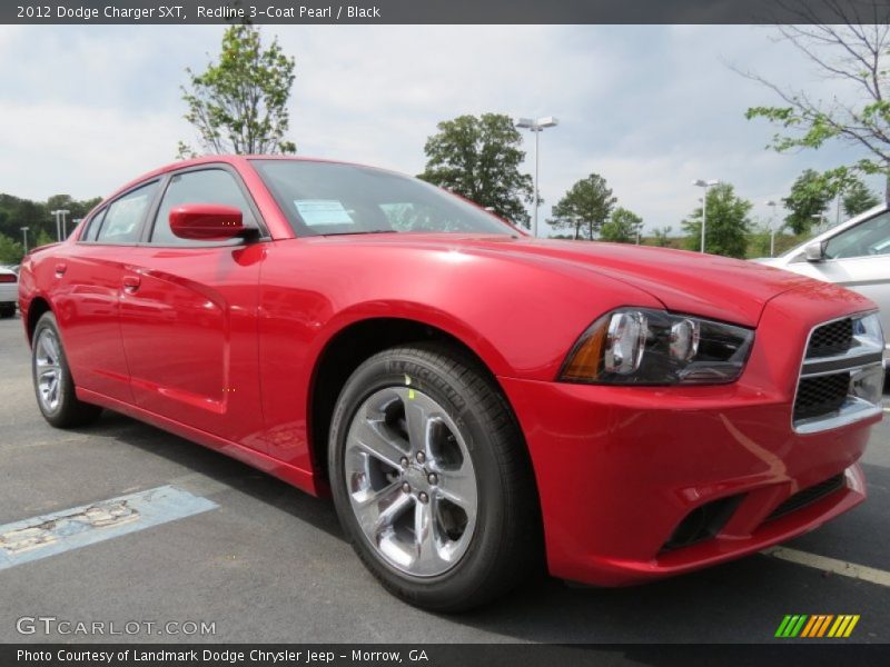 Redline 3-Coat Pearl / Black 2012 Dodge Charger SXT