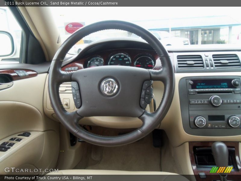 Sand Beige Metallic / Cocoa/Cashmere 2011 Buick Lucerne CXL