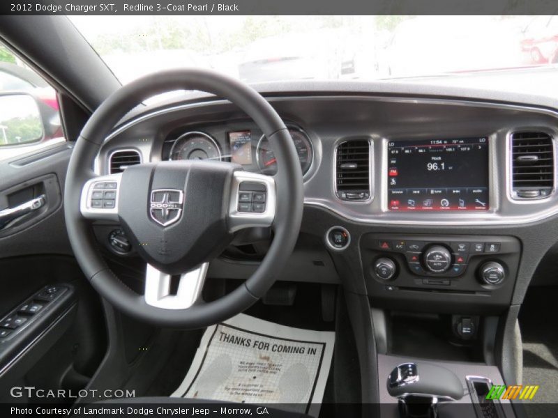 Redline 3-Coat Pearl / Black 2012 Dodge Charger SXT