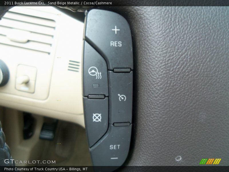 Sand Beige Metallic / Cocoa/Cashmere 2011 Buick Lucerne CXL