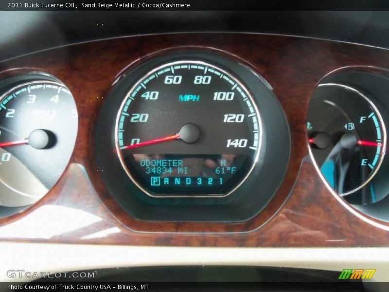 Sand Beige Metallic / Cocoa/Cashmere 2011 Buick Lucerne CXL