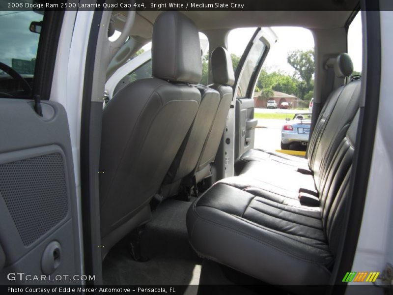 Bright White / Medium Slate Gray 2006 Dodge Ram 2500 Laramie Quad Cab 4x4