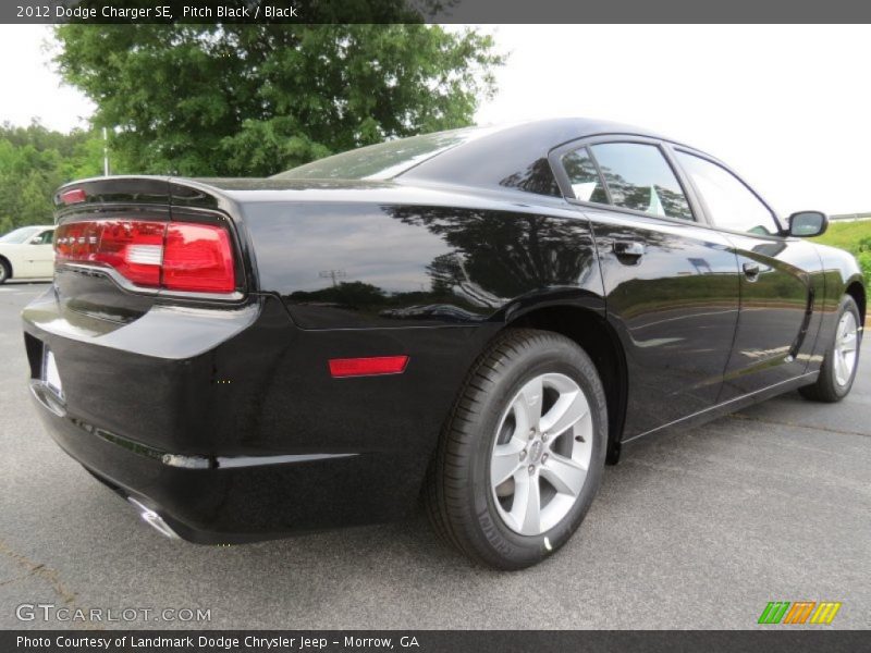 Pitch Black / Black 2012 Dodge Charger SE