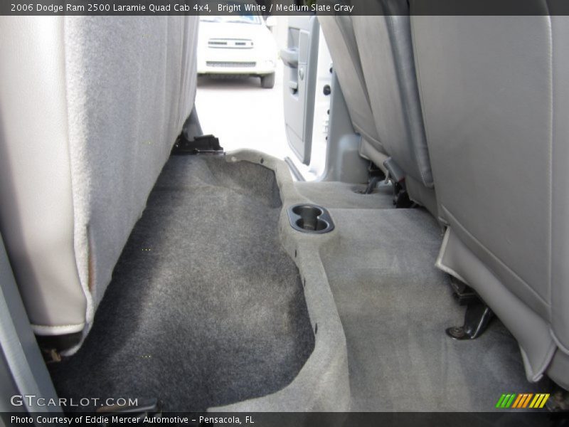 Bright White / Medium Slate Gray 2006 Dodge Ram 2500 Laramie Quad Cab 4x4