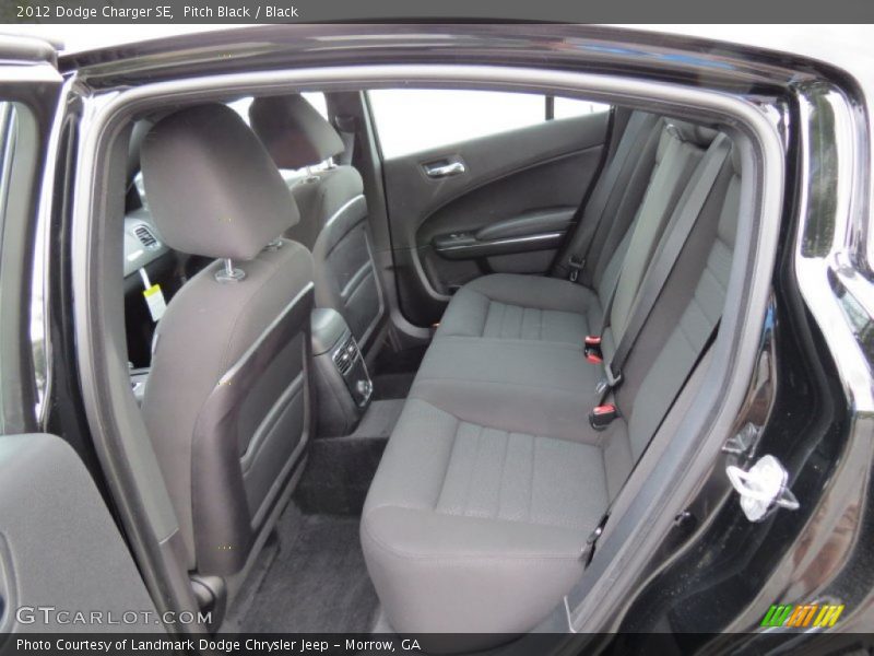 Pitch Black / Black 2012 Dodge Charger SE