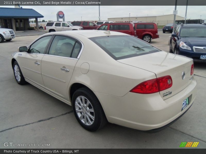 Sand Beige Metallic / Cocoa/Cashmere 2011 Buick Lucerne CXL