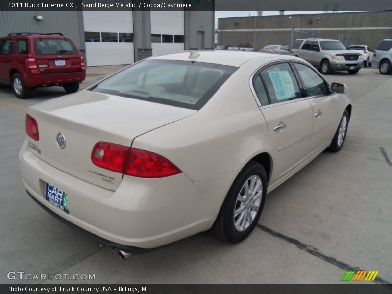 Sand Beige Metallic / Cocoa/Cashmere 2011 Buick Lucerne CXL
