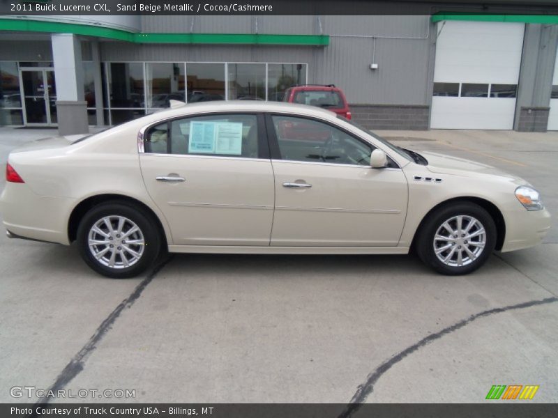 Sand Beige Metallic / Cocoa/Cashmere 2011 Buick Lucerne CXL