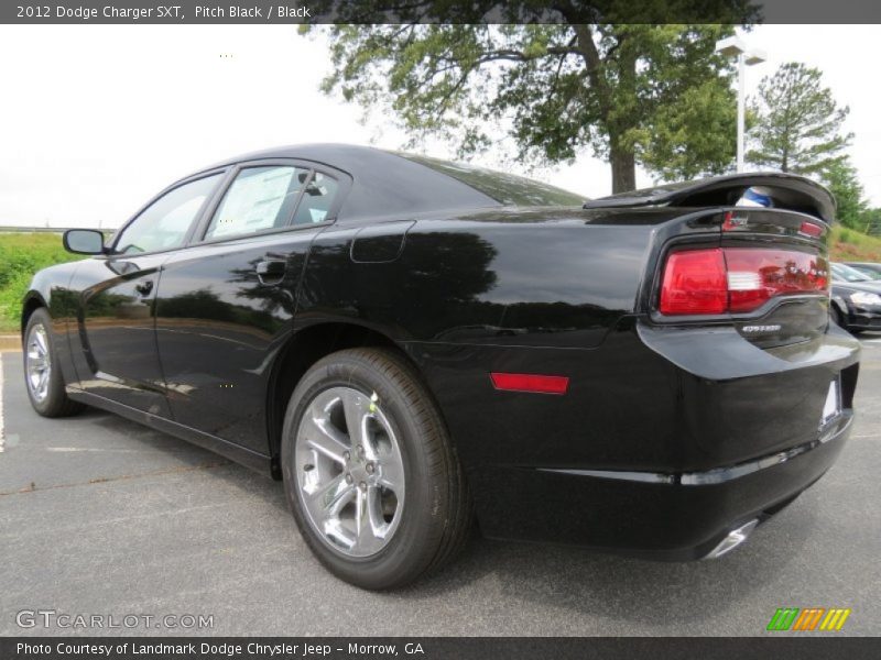 Pitch Black / Black 2012 Dodge Charger SXT