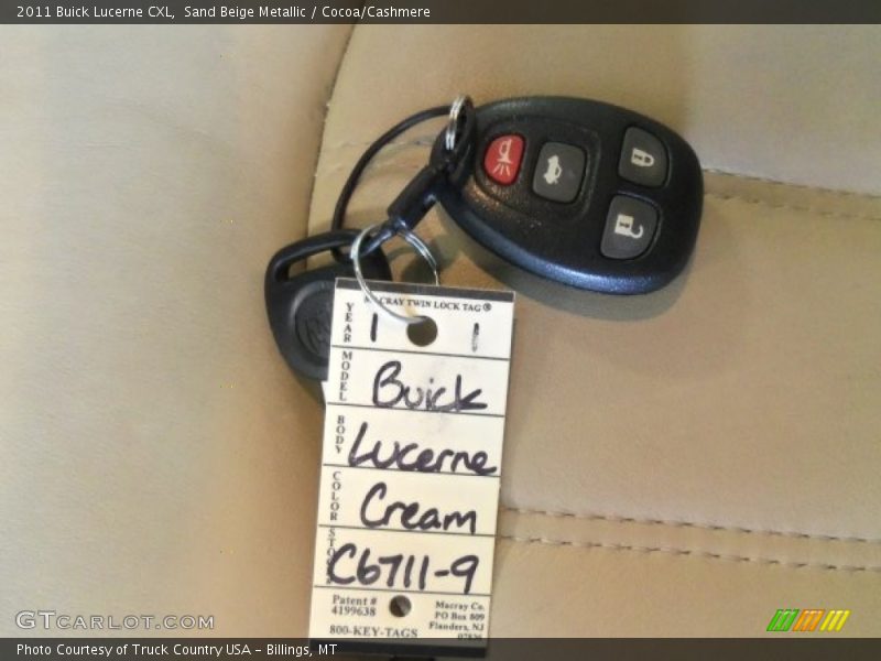 Sand Beige Metallic / Cocoa/Cashmere 2011 Buick Lucerne CXL
