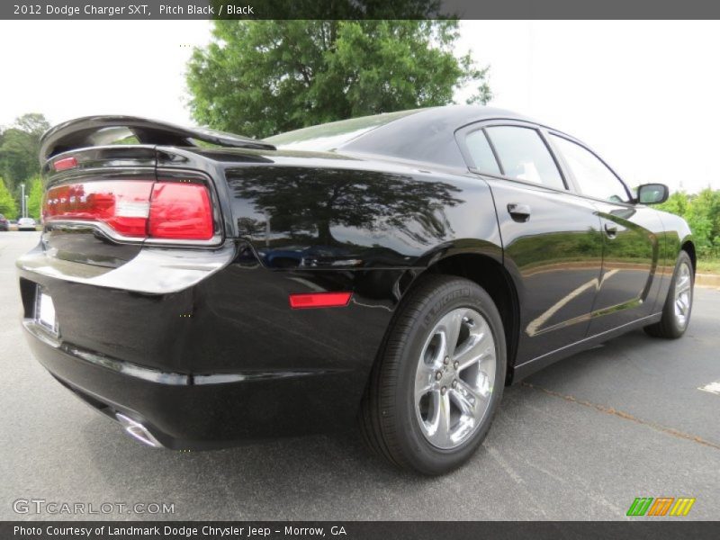 Pitch Black / Black 2012 Dodge Charger SXT