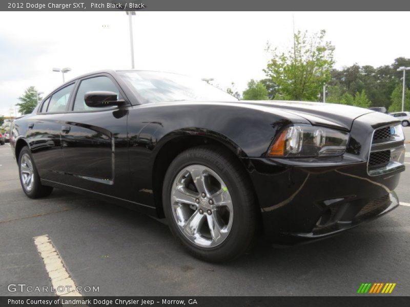 Pitch Black / Black 2012 Dodge Charger SXT