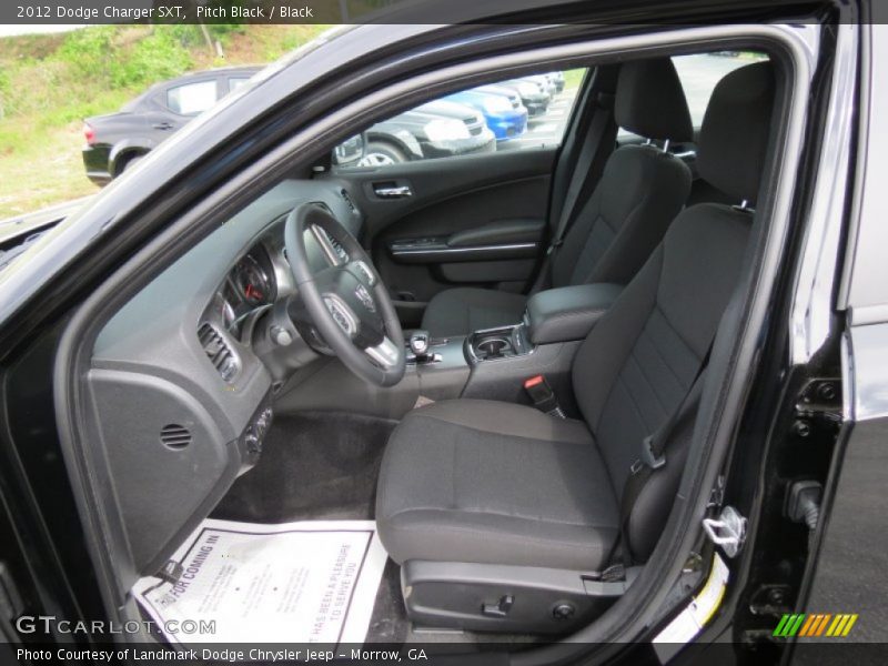 Pitch Black / Black 2012 Dodge Charger SXT