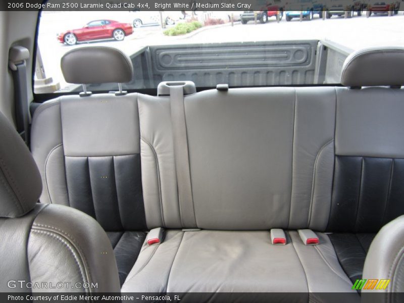 Bright White / Medium Slate Gray 2006 Dodge Ram 2500 Laramie Quad Cab 4x4