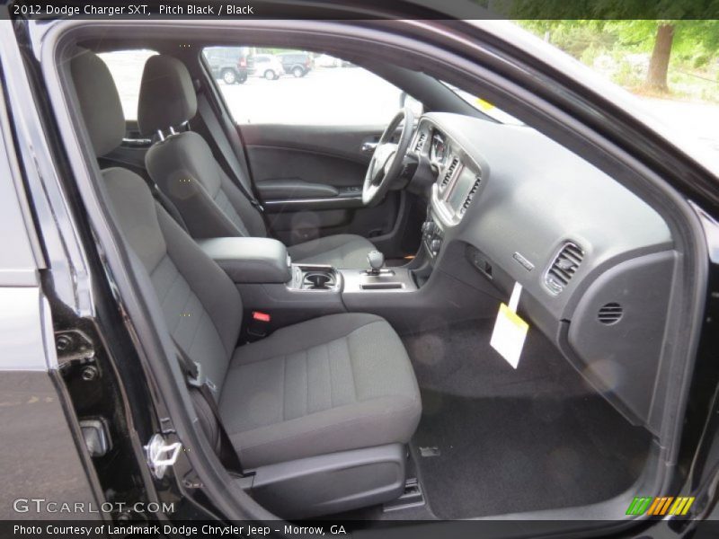 Pitch Black / Black 2012 Dodge Charger SXT