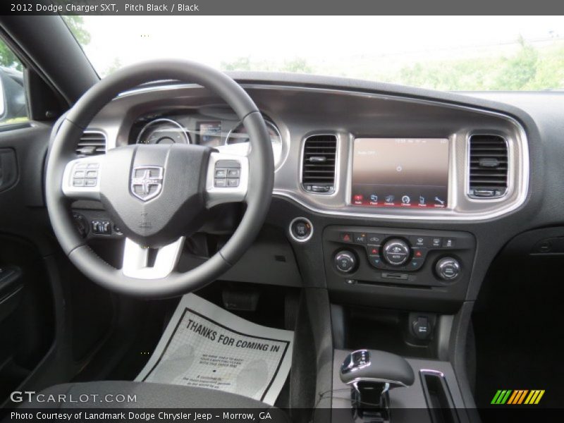 Pitch Black / Black 2012 Dodge Charger SXT