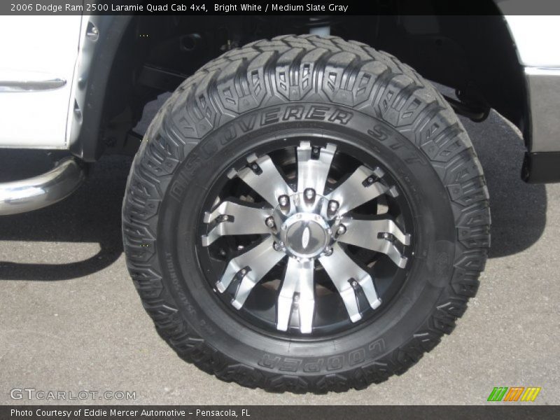 Bright White / Medium Slate Gray 2006 Dodge Ram 2500 Laramie Quad Cab 4x4