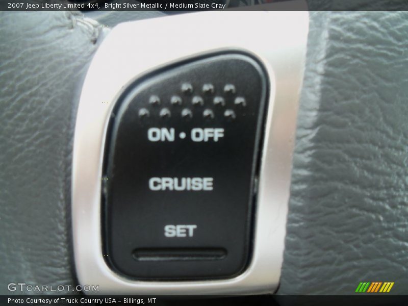 Bright Silver Metallic / Medium Slate Gray 2007 Jeep Liberty Limited 4x4