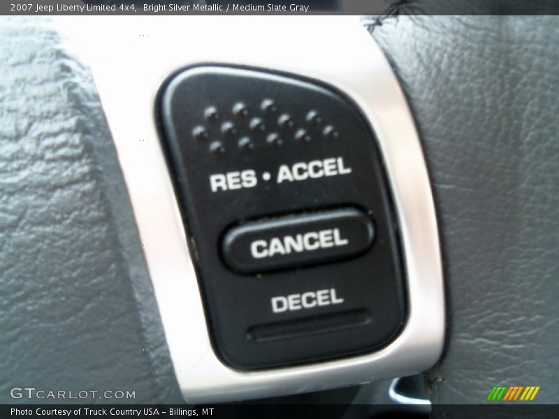 Bright Silver Metallic / Medium Slate Gray 2007 Jeep Liberty Limited 4x4