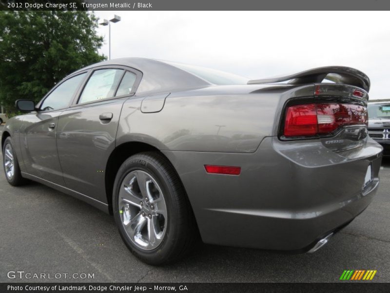 Tungsten Metallic / Black 2012 Dodge Charger SE