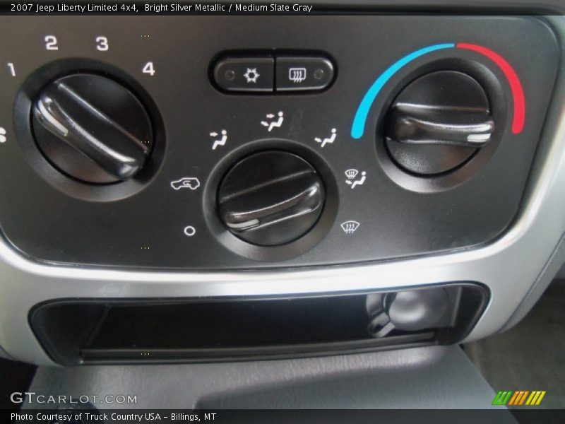 Bright Silver Metallic / Medium Slate Gray 2007 Jeep Liberty Limited 4x4