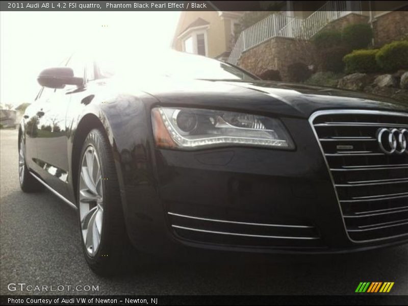 Phantom Black Pearl Effect / Black 2011 Audi A8 L 4.2 FSI quattro