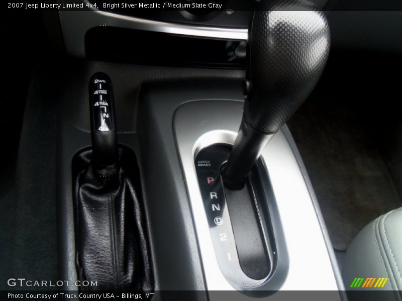 Bright Silver Metallic / Medium Slate Gray 2007 Jeep Liberty Limited 4x4