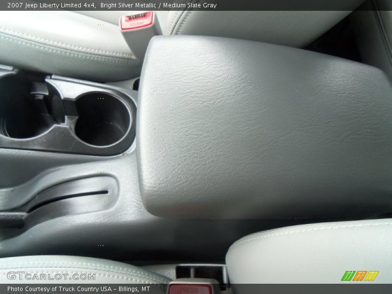 Bright Silver Metallic / Medium Slate Gray 2007 Jeep Liberty Limited 4x4