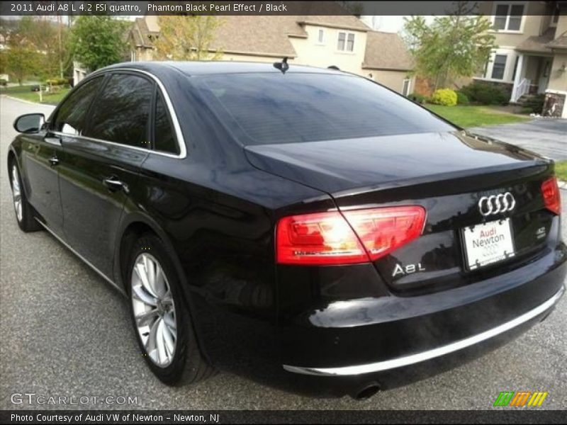 Phantom Black Pearl Effect / Black 2011 Audi A8 L 4.2 FSI quattro