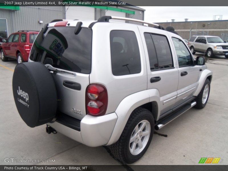 Bright Silver Metallic / Medium Slate Gray 2007 Jeep Liberty Limited 4x4