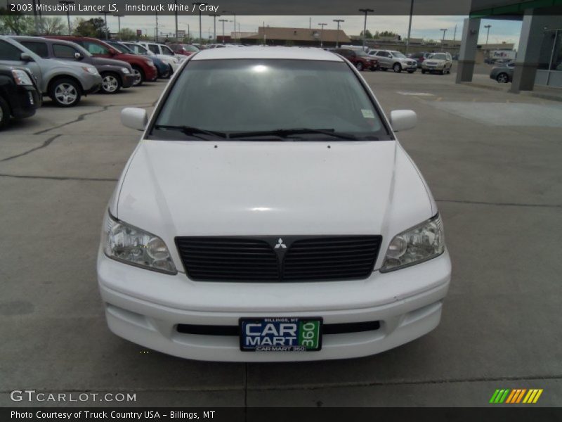 Innsbruck White / Gray 2003 Mitsubishi Lancer LS