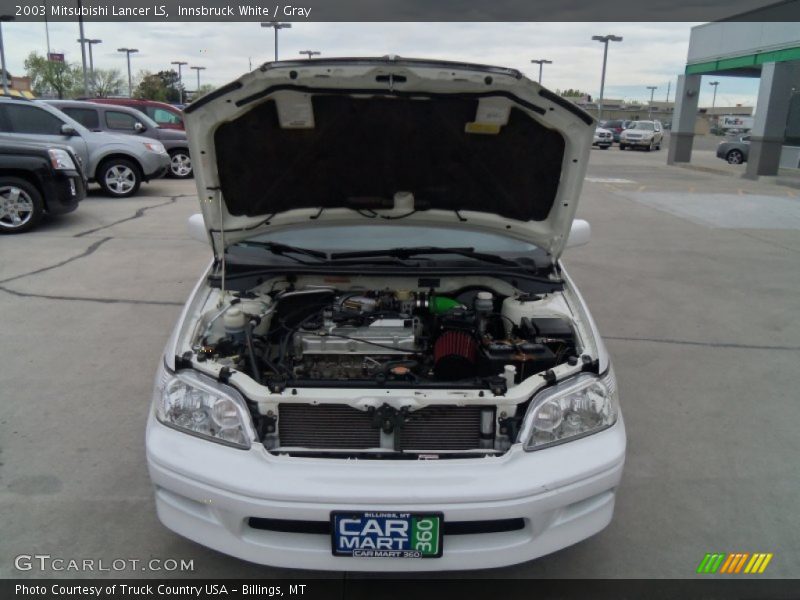 Innsbruck White / Gray 2003 Mitsubishi Lancer LS