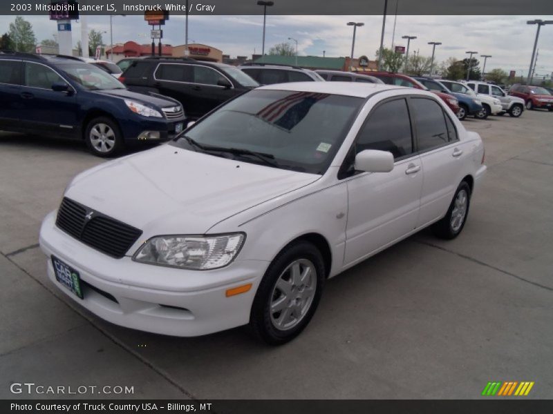 Innsbruck White / Gray 2003 Mitsubishi Lancer LS