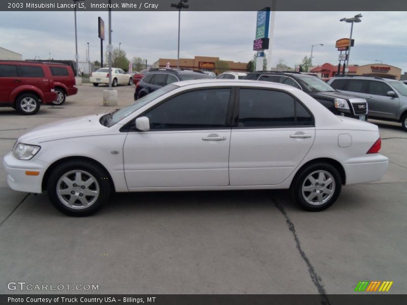 Innsbruck White / Gray 2003 Mitsubishi Lancer LS