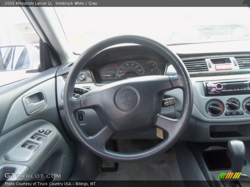 Innsbruck White / Gray 2003 Mitsubishi Lancer LS
