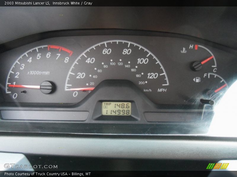  2003 Lancer LS LS Gauges