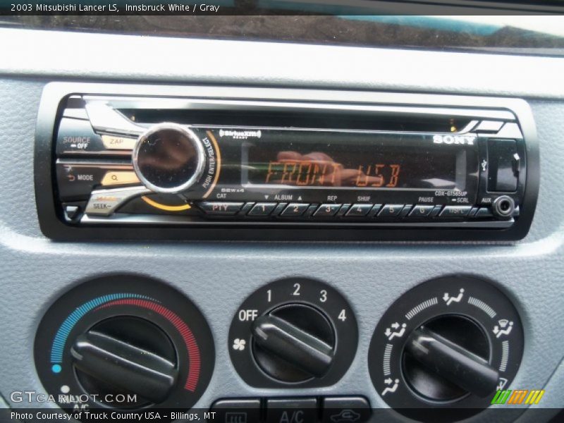 Innsbruck White / Gray 2003 Mitsubishi Lancer LS