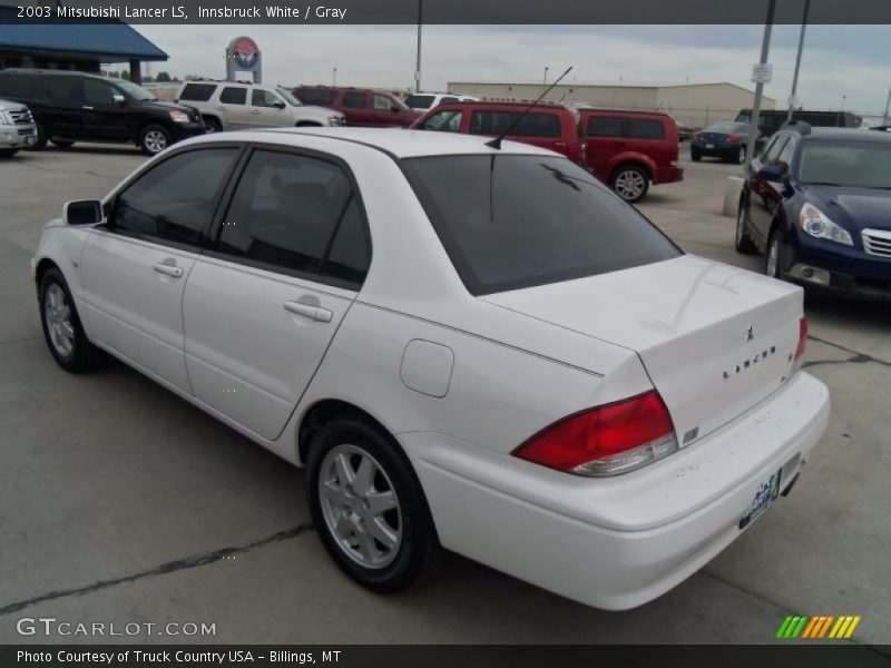 Innsbruck White / Gray 2003 Mitsubishi Lancer LS
