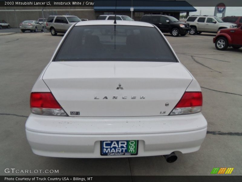 Innsbruck White / Gray 2003 Mitsubishi Lancer LS