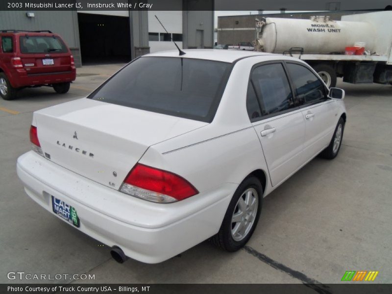 Innsbruck White / Gray 2003 Mitsubishi Lancer LS